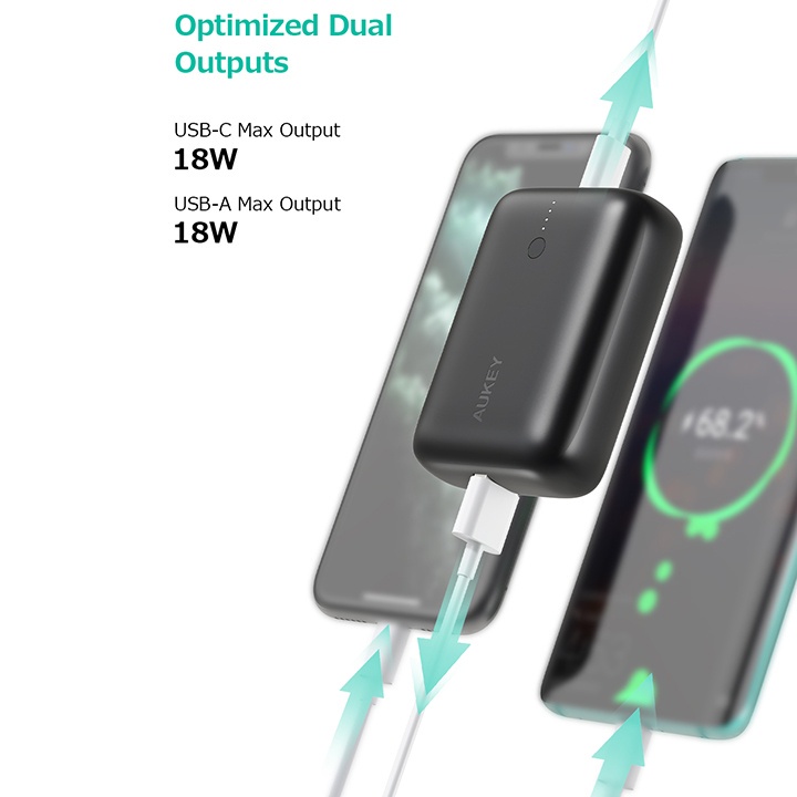 [New 100%] Pin sạc dự phòng Aukey PB-N83S 10.000mAh 22.5W Type-C - Bảo hành 18 tháng