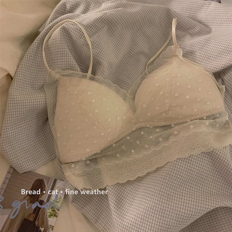 Áo bra 2 dây nữ Xuu Design, phối ren gợi cảm đệm mút mỏng thoáng mát - BR15