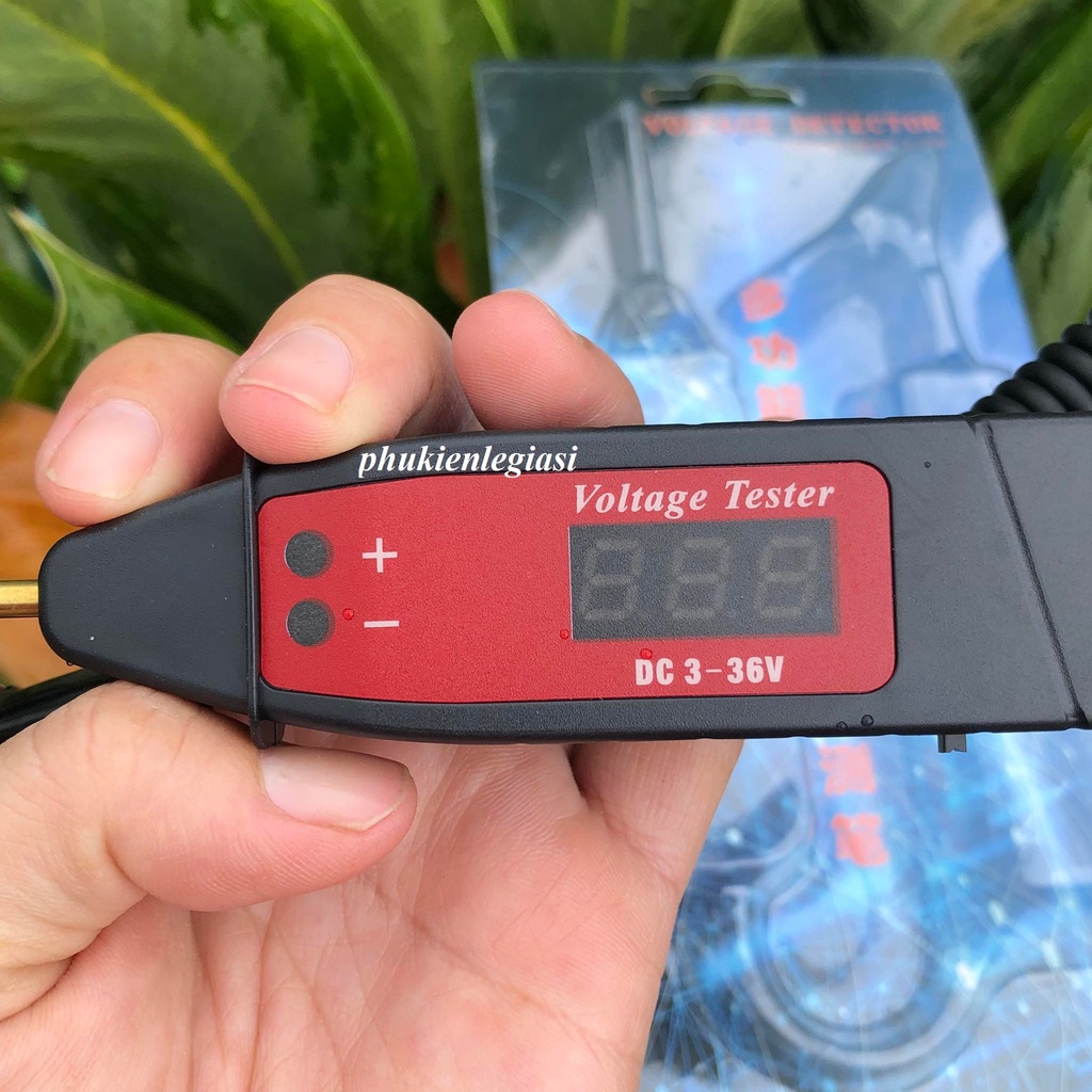 Bút Thử Điện Có Màn Hình Báo Volt DC cho xe OTO
