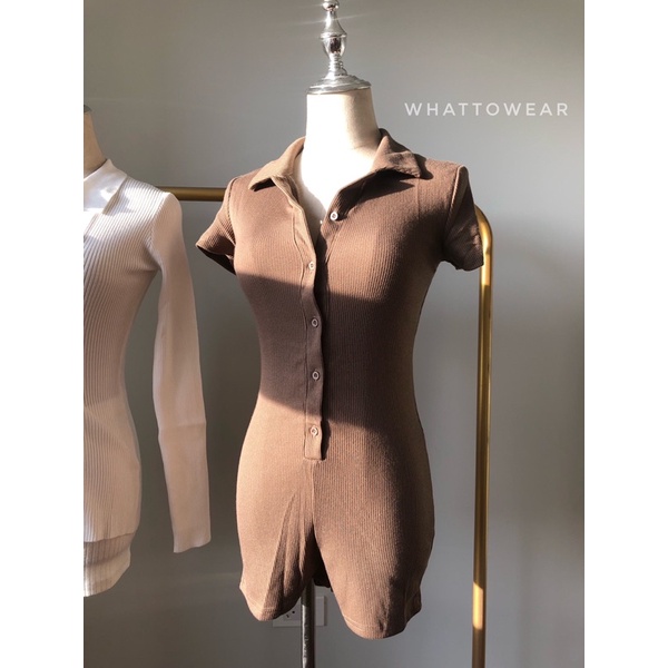 Playsuit polo tay ngắn cài nút | BigBuy360 - bigbuy360.vn