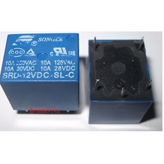 ( 4 cái ) Relay 5V-10A 5 Chân SRD-05VDC-SL-C
