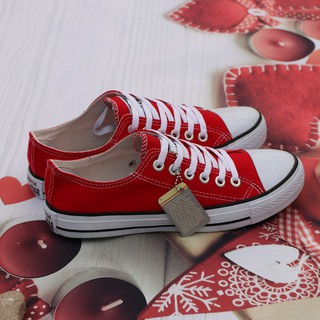 Giày CV AllStar Classic Màu Đỏ Tươi Cổ Thấp Nữ