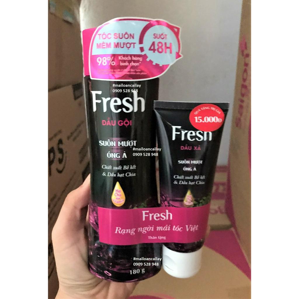 Dầu gội bồ kết và dầu hạt chia FRESH 170G