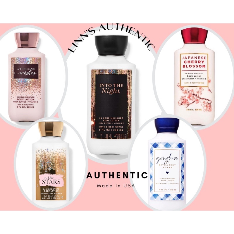 Auth_ |CHỌN MÙI | SỮA DƯỠNG THỂ LƯU HƯƠNG -BODY LOTION BATH & BODY WORKS USA