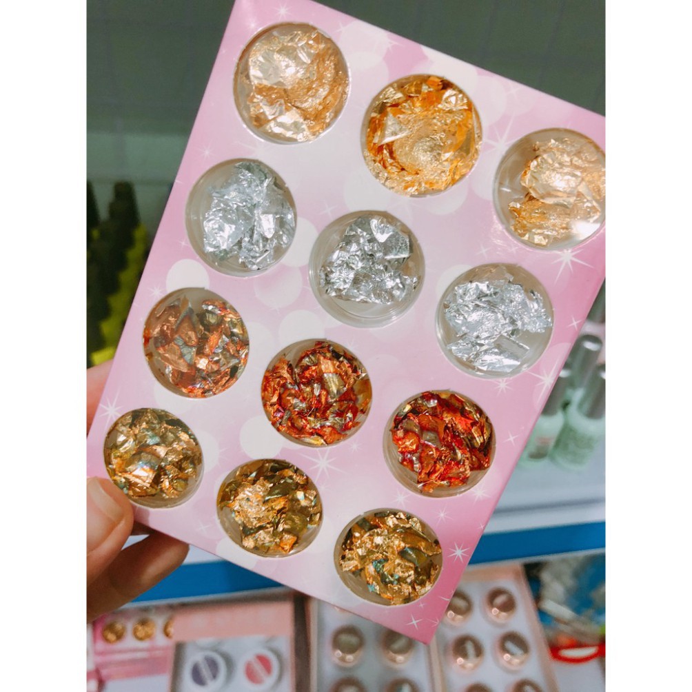 Set giấy nhún 12 hũ ẩn gel , ẩn bột có 4 màu giấy nhún | BigBuy360 - bigbuy360.vn