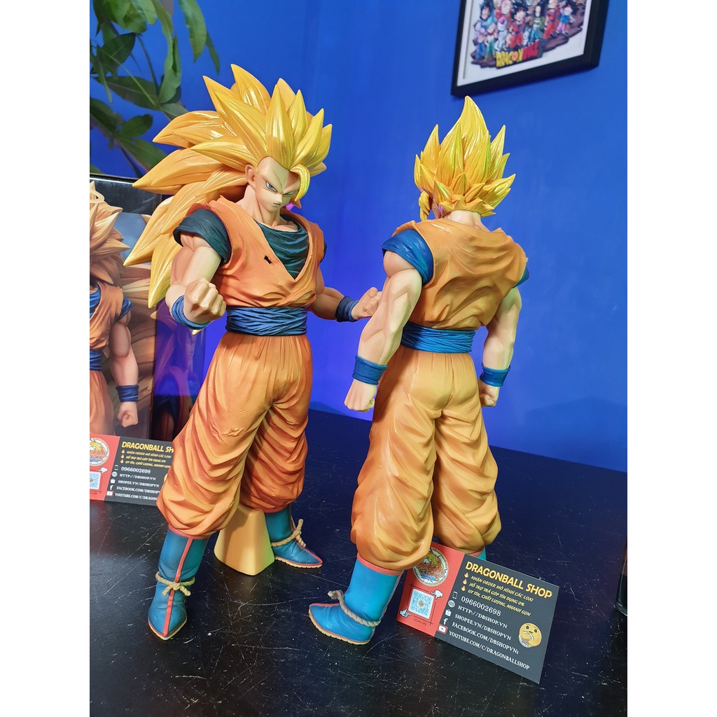 Mô hình Dragonball chính hãng - Goku ssj3 Grandista NERO - Banpresto