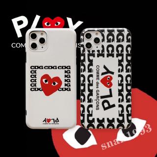 Ốp điện thoại họa tiết phong cách Rei Kawabuko CDG cho IPhone 11 Pro Max X XS XR XSMax 8 7 6 6s Plus