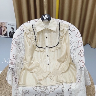 Áo sơ mi viền đen