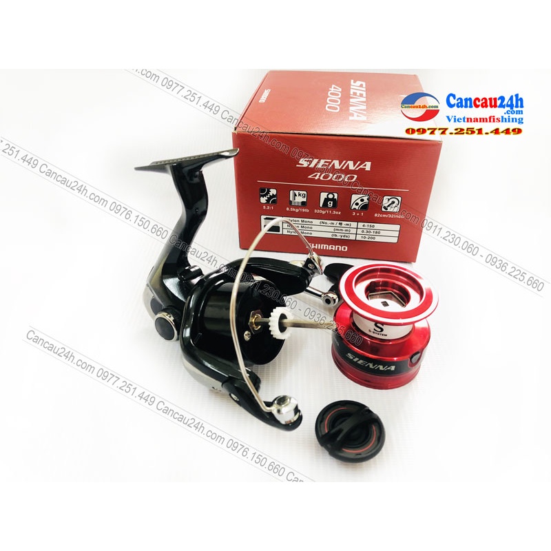 Bộ cần câu cá xa bờ Superpro AX-T 360-390-420 + Máy câu Shimano Sienna 4000FG