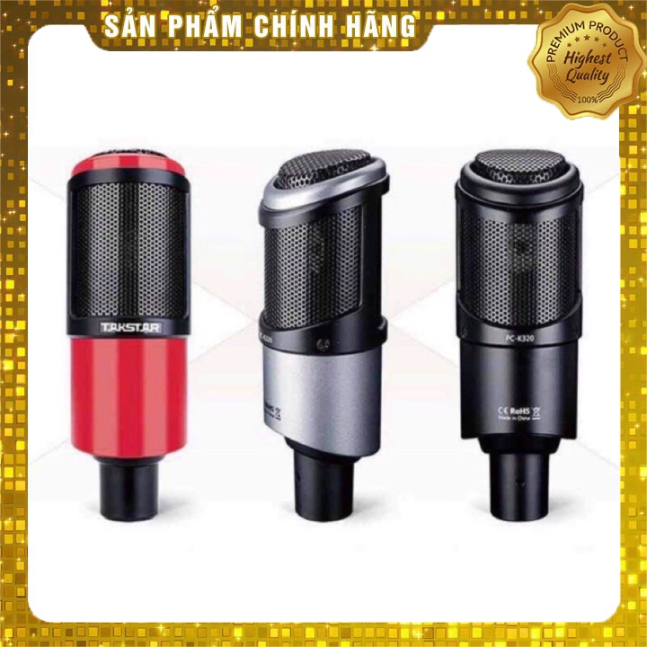 Mic Thu Âm Takstar PC K320 Phiên Bản Mới Chính Hãng Hỗ Trợ Thu Âm, Livestream Và Karaoke