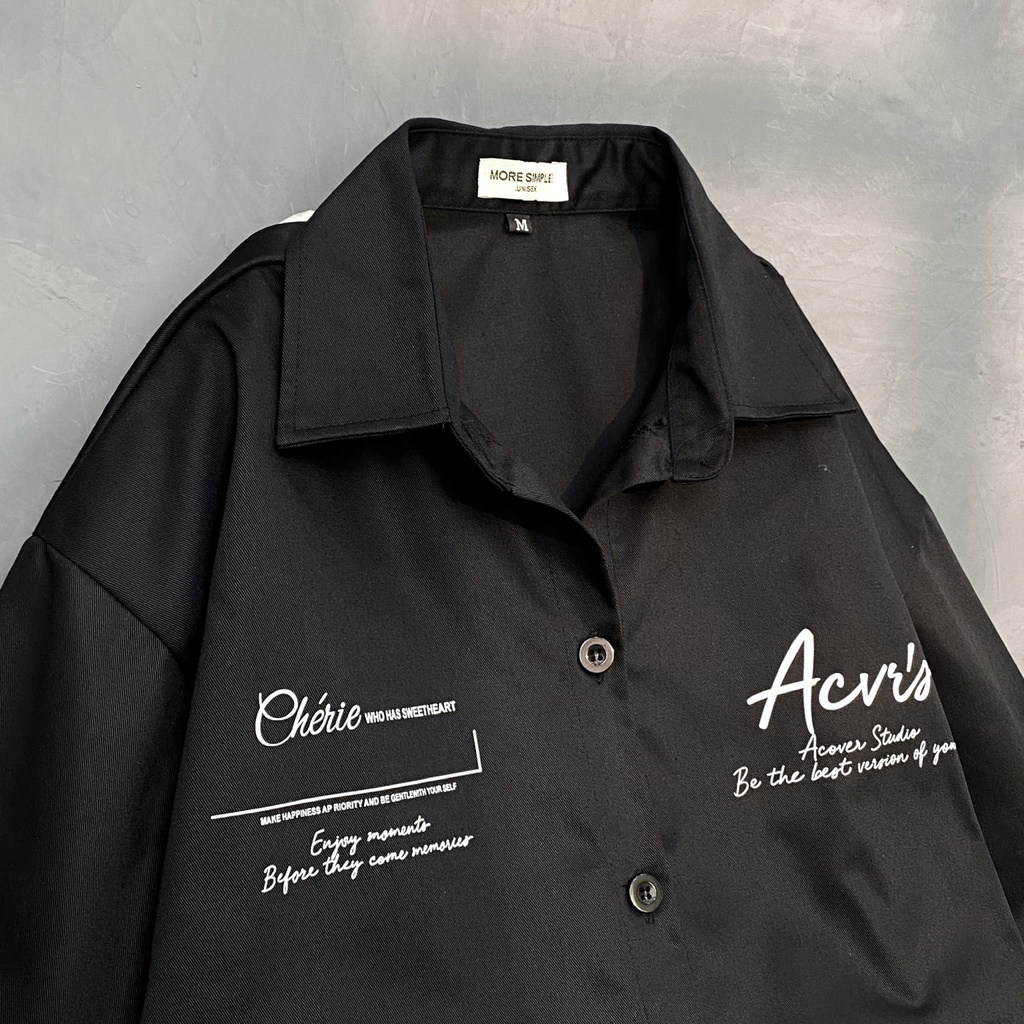 Áo Sơ Mi Tay Ngắn MORI Form Rộng Phong Cách Ulzzang - Tuni store