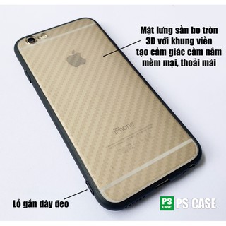 Ốp lưng iPhone 6 Plus, iPhone 6s Plus, viền dẻo đen cao cấp - PS Case phân phối