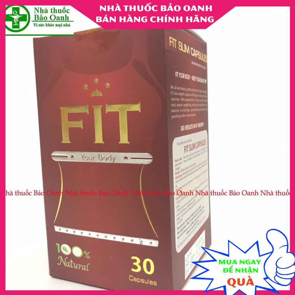 Giảm cân giảm mỡ Slim Fit Usa hộp 30 viên của Mỹ, viên uống giảm cân từ thảo dược và an toàn,