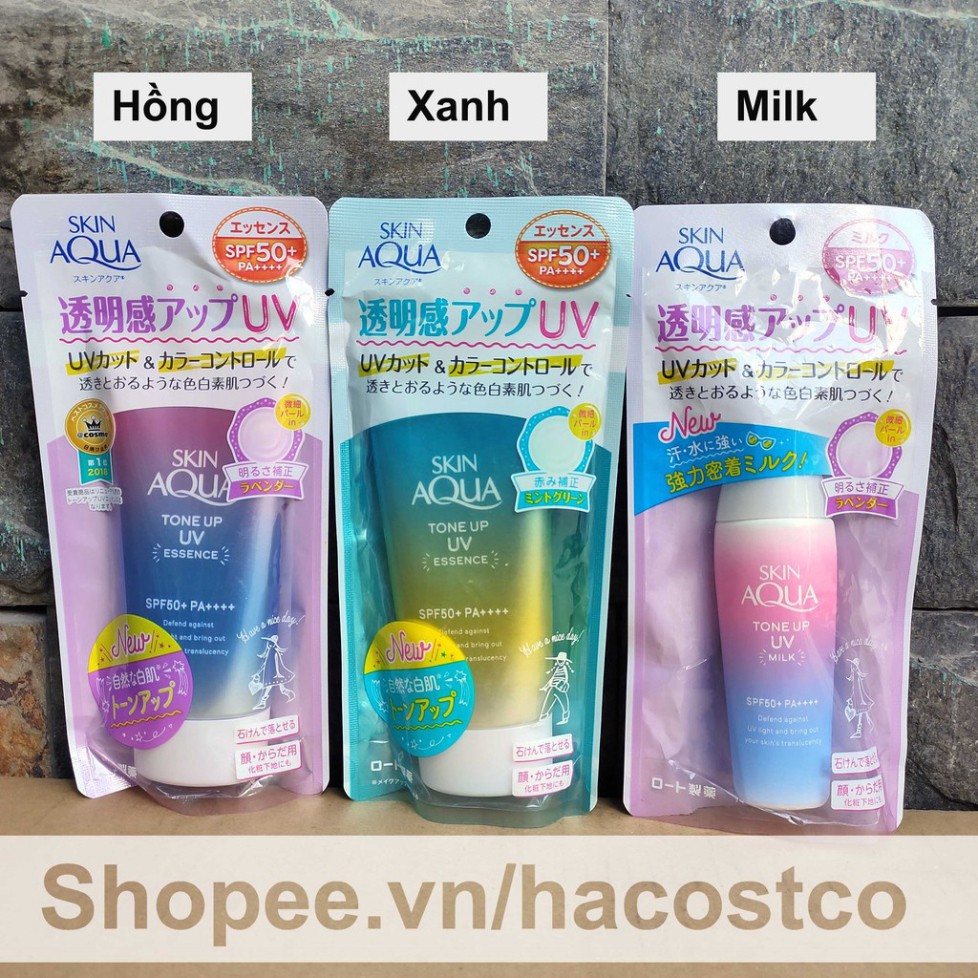 BGF Kem Chống Nắng Skin Aqua Tone Up UV Essence Milk Nhật Bản - Tone-Up UV Essence Milk 21 L96