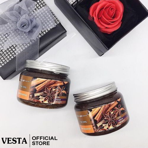 Tẩy Da Chết ☘𝑭𝒓𝒆𝒆𝒔𝒉𝒊𝒑☘ Tẩy Tế Bào Chết Toàn Thân Exclusive Belarus Chiết Xuất Quế Hồi & Cafe (380ml) | BigBuy360 - bigbuy360.vn