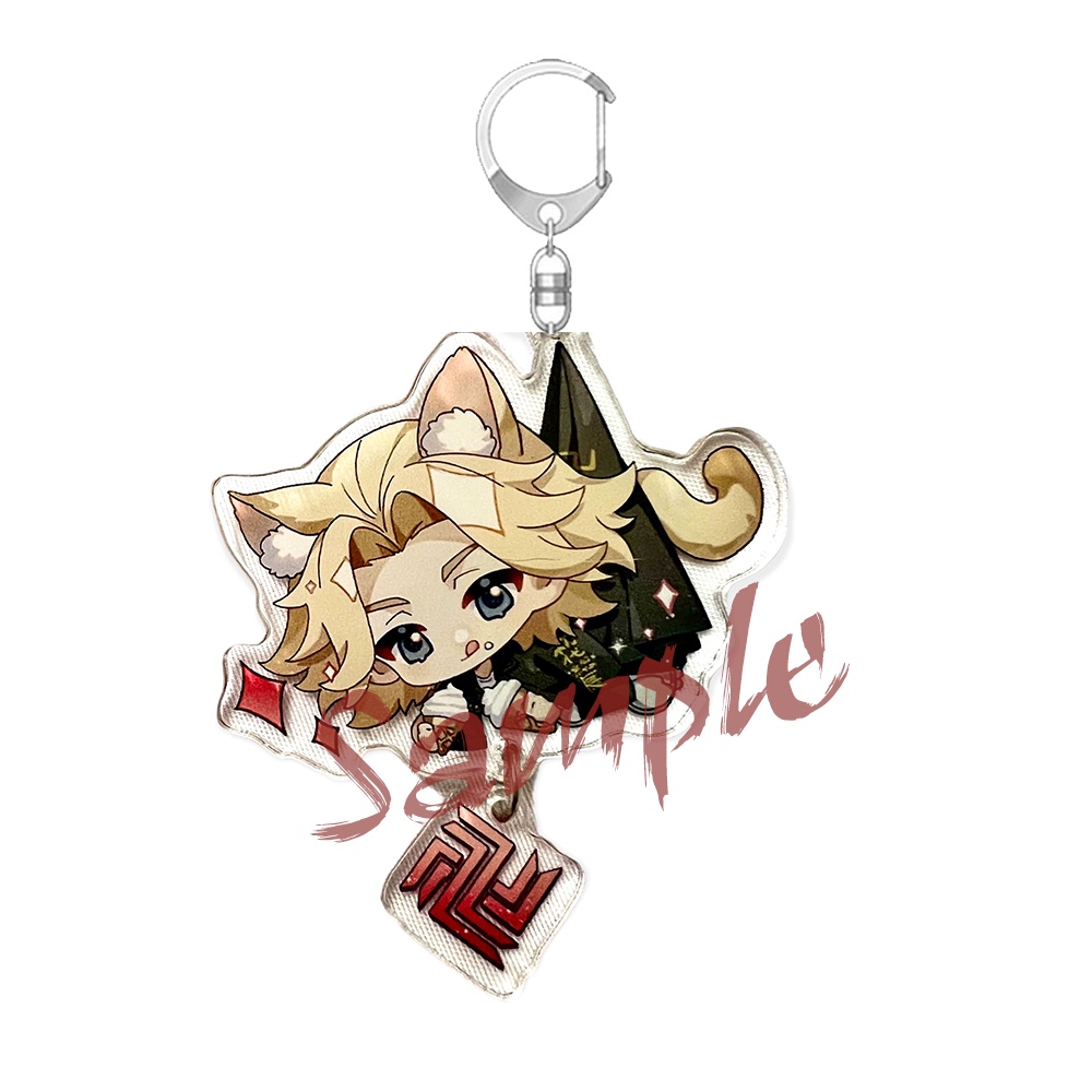 ( mica trong acrylic ) Móc khóa TOKYO REVENGERS ver TAI THÚ TREO Kịch Trường Của Takemichi anime chibi xinh xắn