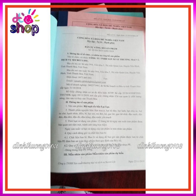 Ngũ cốc bà bầu - Ngũ cốc Bầu Lạc Lạc (hộp 30 gói=600gr) Ngũ cốc Bầu Lạc Lạc Chính Hãng dành cho bà bầu mang thai | BigBuy360 - bigbuy360.vn