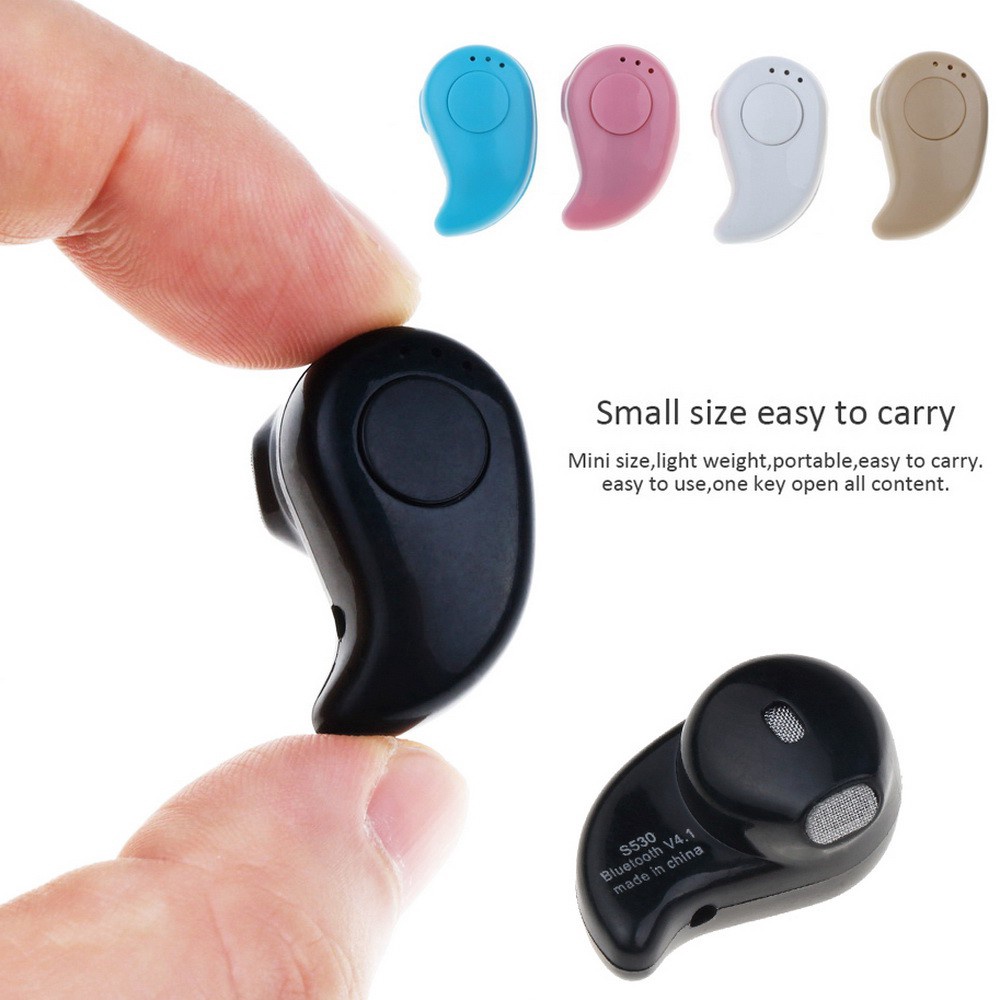 Tai Nghe Bluetooth Mini S530 Có Mic Dùng Cho Mọi Dòng Điện Thoại Thông Minh