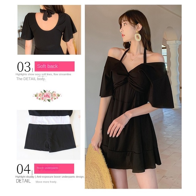 Bộ Đồ Bơi Dáng Ôm Phong Cách Hàn Quốc Thời Trang Quyến Rũ Cho Nữ