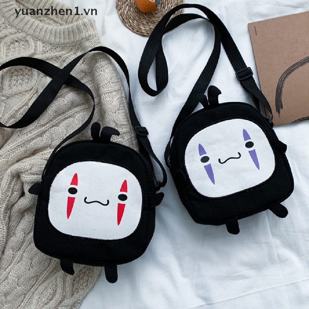 Túi đeo chéo hình vô diện dễ thương cho người lớn và trẻ em