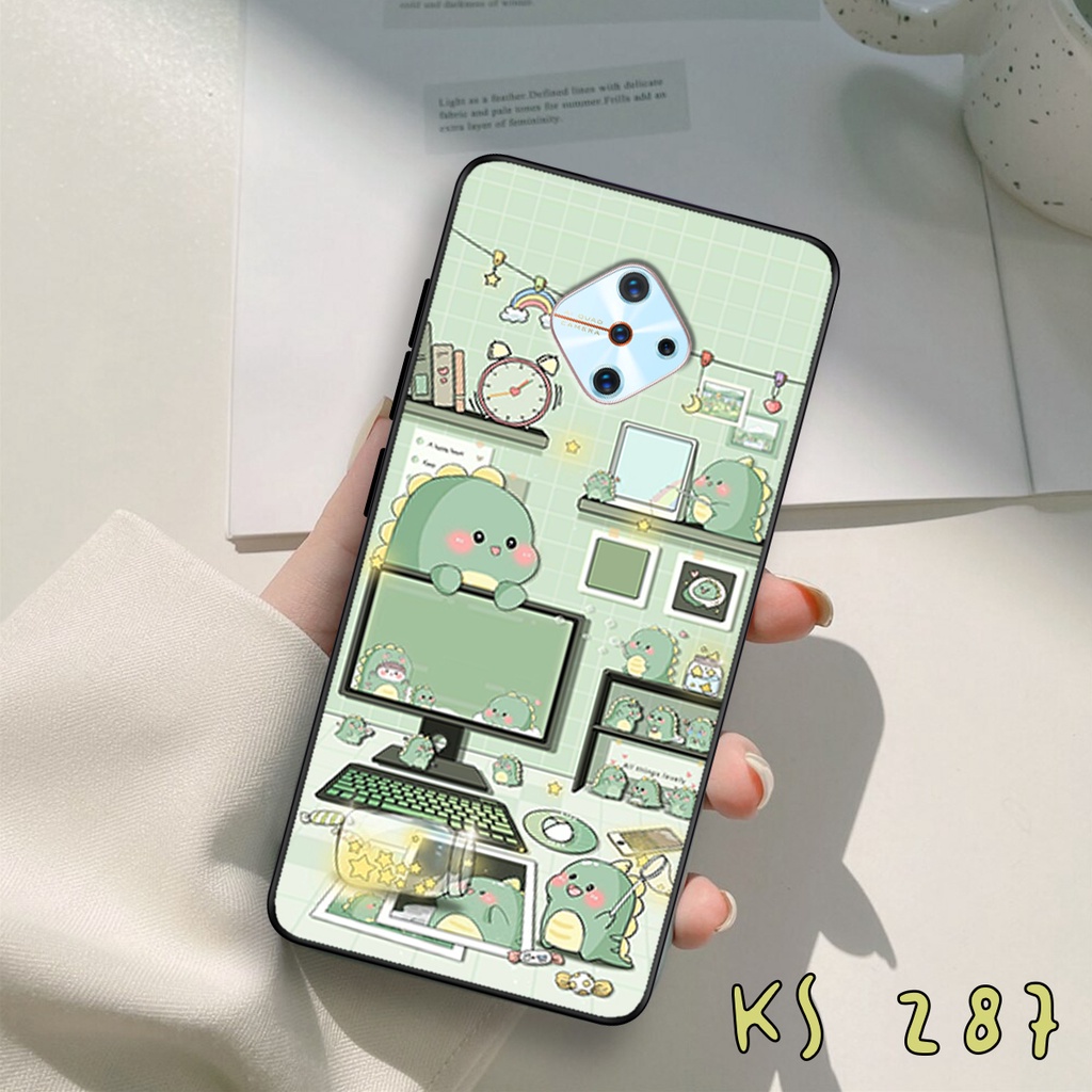 Ốp lưng Vivo S1 - Vivo S1 Pro - Ốp in hình khủng long,dinosaur dễ thương