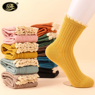 Tất nữ cổ cao phong cách vintage Hàn Quốc