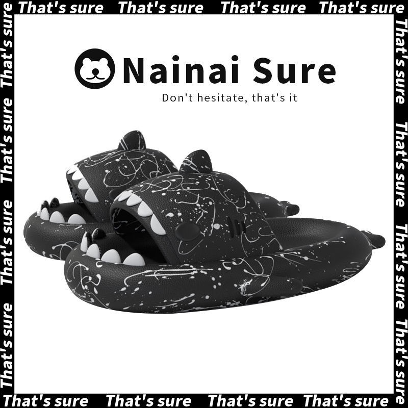 Dép Đi Trong Nhà Hình Cá Mập Dễ Thương Cho Cặp Đôi