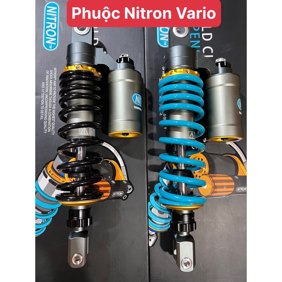 Phuộc Nitron Vario,Click có bình dầu chính hãng Việt Nam,BH 12 tháng