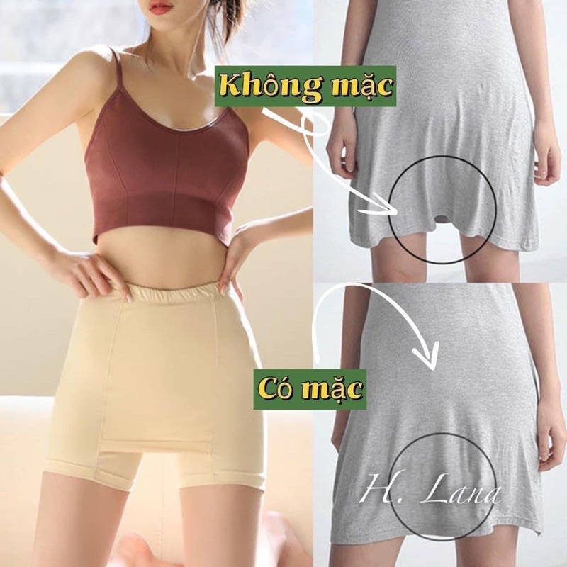 Quần mặc váy, bảo hộ chống lộ không đường may