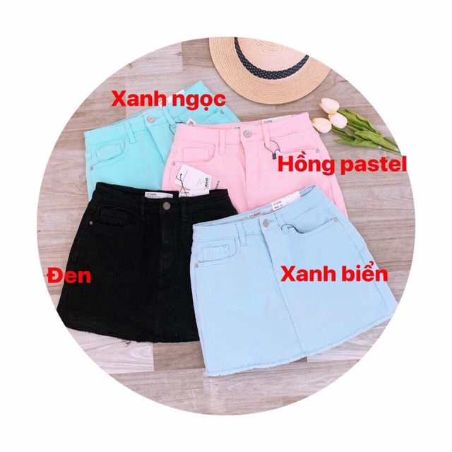 Chân váy CT Jeans denim xuất xịn