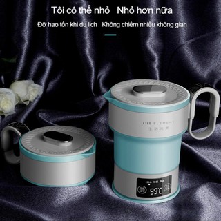 Bình đun nước siêu tốc gấp gọn có màn hình