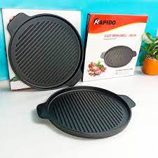 CHẢO NƯỚNG RAPIDO, CHẢO GANG NƯỚNG RAPIDO, 24CM 26CM DÙNG ĐƯỢC TRÊN MỌI LOẠI BẾP