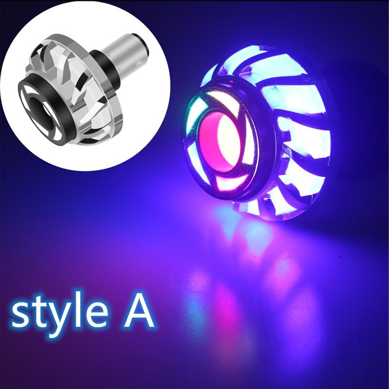 1 Đèn Pha LED Mắt Thiên Thần BAY15D 1157 Gắn Đuôi Xe Máy