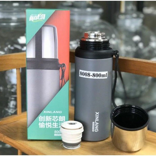 Bình giữ nhiệt nóng lạnh 8008 sus304 800ml