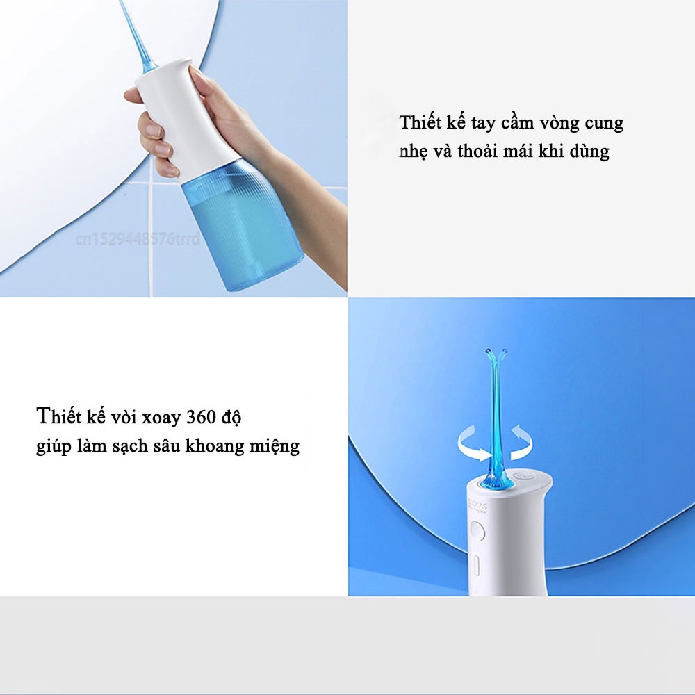 Tăm nước Xiaomi Soocas W3 Pro, Soocas W3F  - Bảo hành 6 tháng