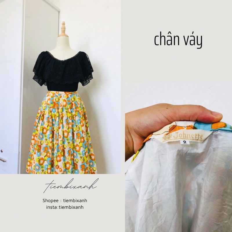 2hand chân váy si nhật nhiều mẫu đồng giá 69k CV407
