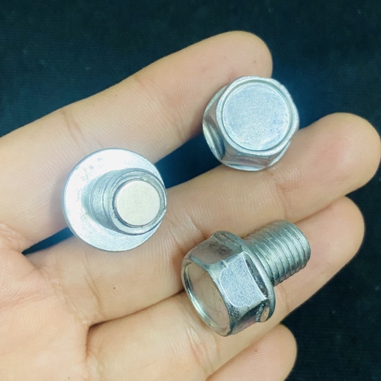Ốc xả nhớt nam châm hút cặn bả siêu tốt, sử dụng cho các dòng xe HONDA WAVE, DREAM, FUTURE