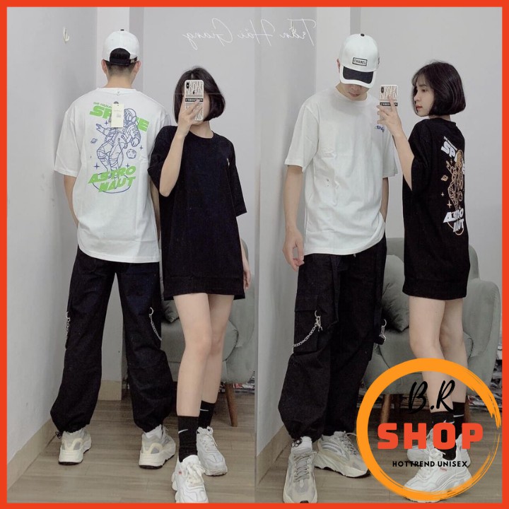 Áo thun tay lỡ from rộng Freesize Unisex