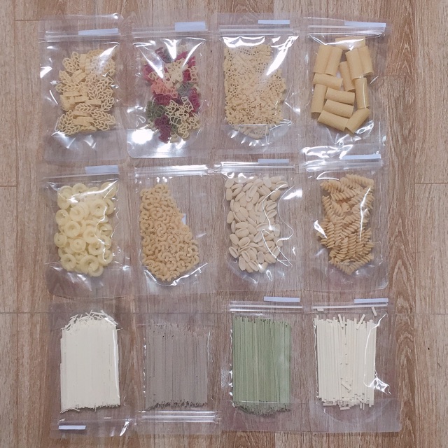 Set 8 nui và 4 mì ăn dặm