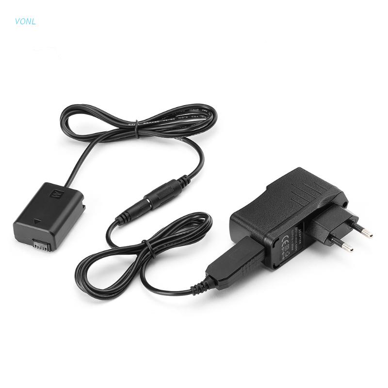 Bộ Sạc Pin Vonl Np-Fw50 Dummy Cổng Usb 5v 3a Cho Máy Ảnh Sony A7Rii A55 A55V Rx10 Iiivs