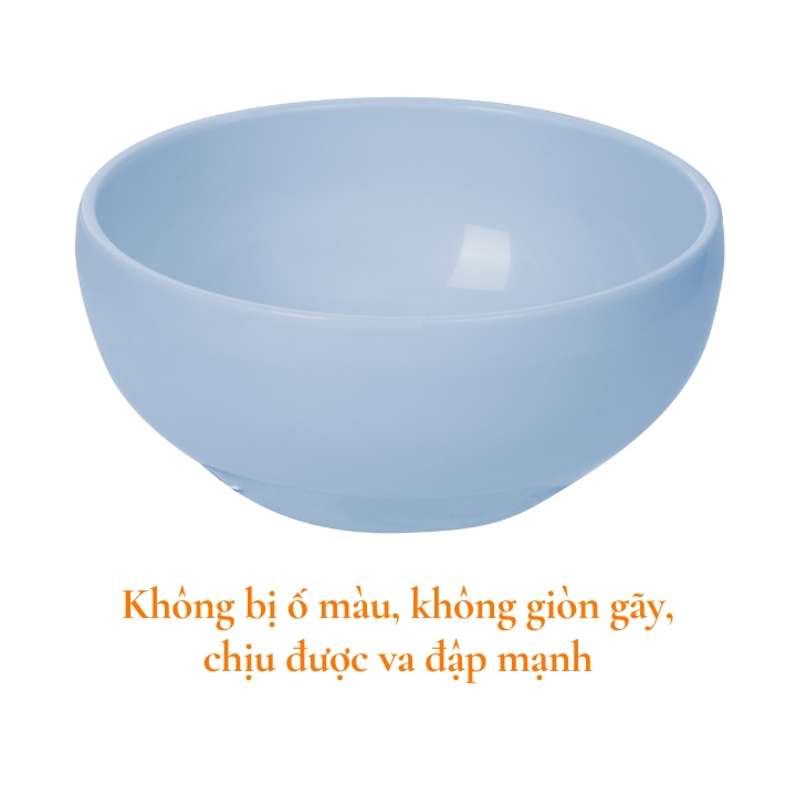 Chén bát tô ăn dặm cho bé chịu nhiệt Amori Nhật Bản dễ thương, nhựa nguyên sinh, kháng khuẩn, an toàn Vapu HCM