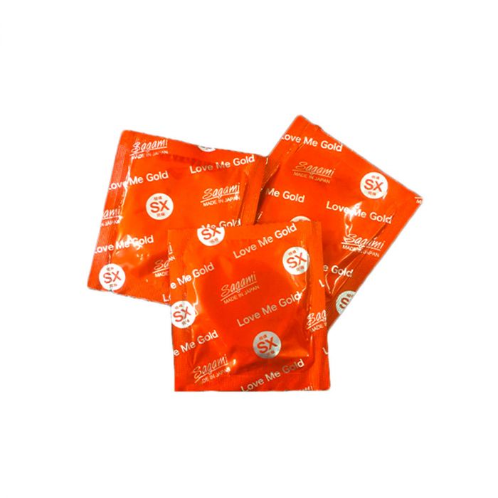 Bao cao su siêu mỏng trơn Sagami Love Me Gold 10 chiếc