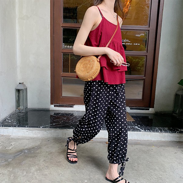 Quần vải chấm bi (Q41) – HÀNG CÓ SẴN