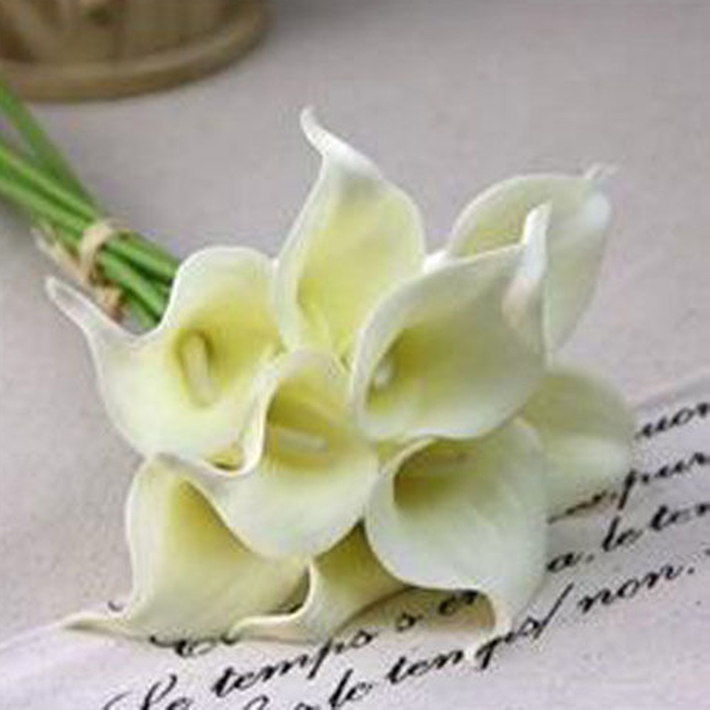 1 Bó Hoa Lily Nhân Tạo Trang Trí Tiệc Cưới