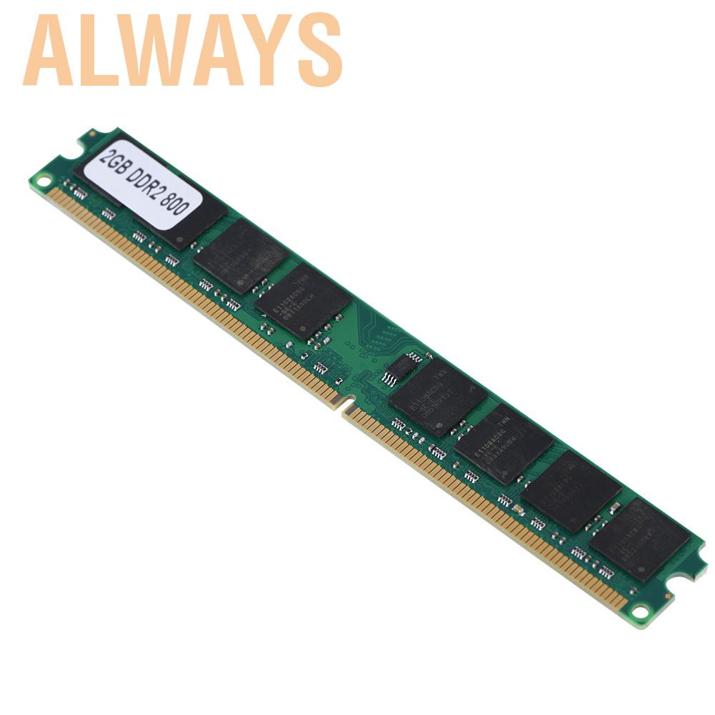 Bộ Nhớ Ram Ddr2 2G 800Mhz Pc2-6400 Cho Máy Tính