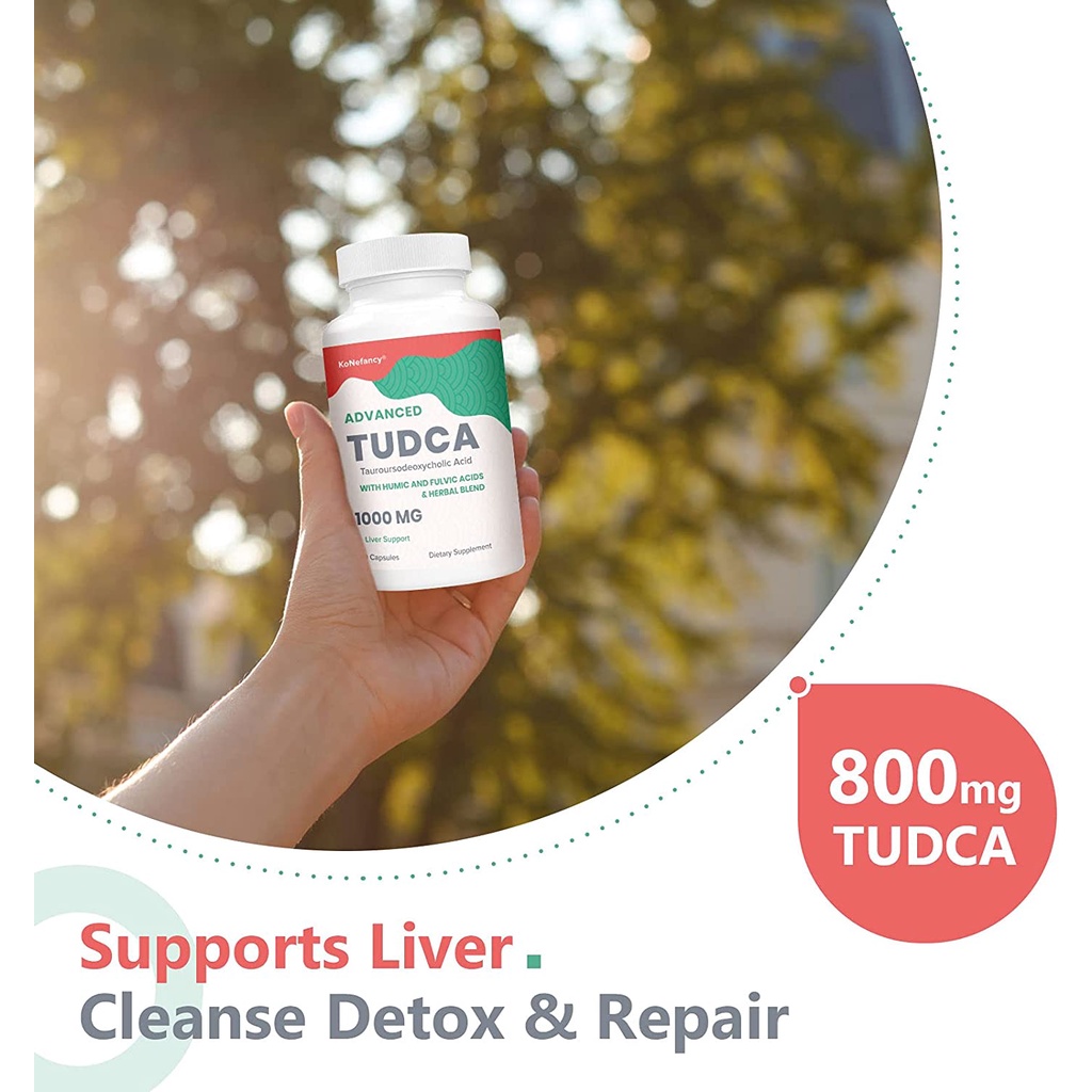 TUDCA 1000mg Viên Giải Độc Gan và Hạ Men Gan - KoneFancy