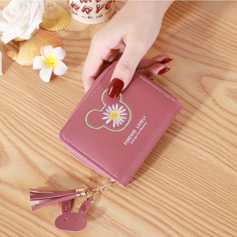 Ví nữ đẹp cầm tay mini cao cấp FOREVER LOVELY nhỏ gọn bỏ túi VDVD491