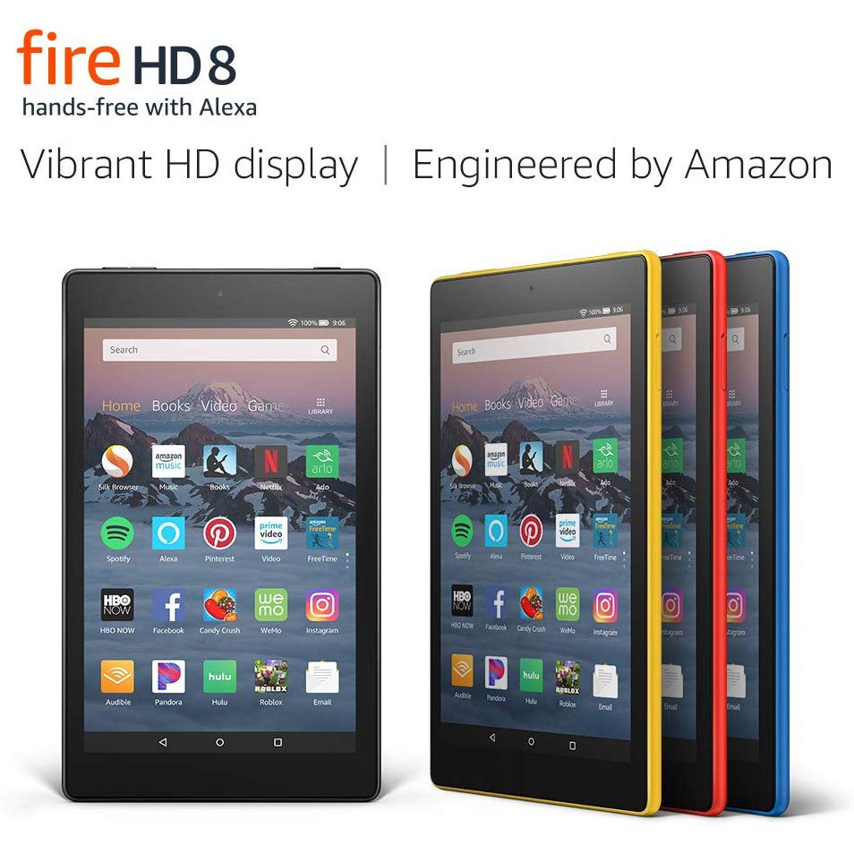 Máy tính bảng   Fire HD 8 /32GB 8th (2021) Black | BigBuy360 - bigbuy360.vn