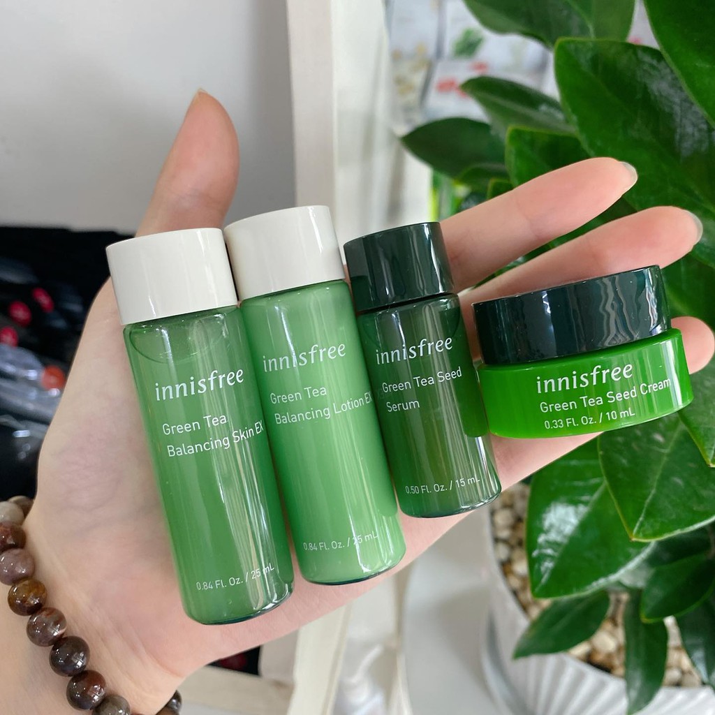 Kit 4 món Innisfree Green Tea Special Kit EX - Mẫu 2019