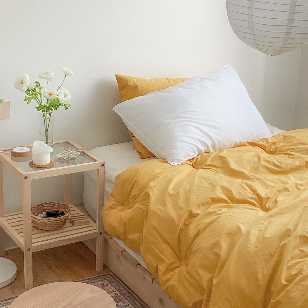Kệ trang trí đầu giường mặt kính phong cách hàn quốc màu gỗ - MW FURNITURE - Nội thất trang trí